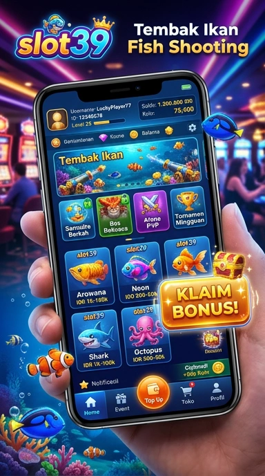 Layar utama slot39 — antarmuka bersih setelah instalasi